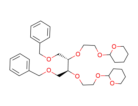 2,3-Bis-O-<2'-tetrahydropyranyloxyethyl>-1,4-di-O-benzyl-L-threitol