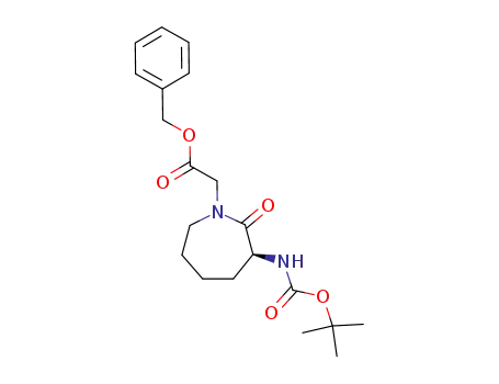 (S)-3-[[(1,1-dimethylethoxy)carbonyl]amino]-2-oxo-hexahydro-1H-azepine-1-acetic acid,phenylmethyl ester