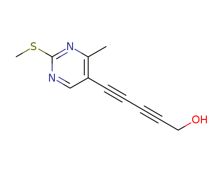 2,4-Pentadiyn-1-ol, 5-[4-methyl-2-(methylthio)-5-pyrimidinyl]-
