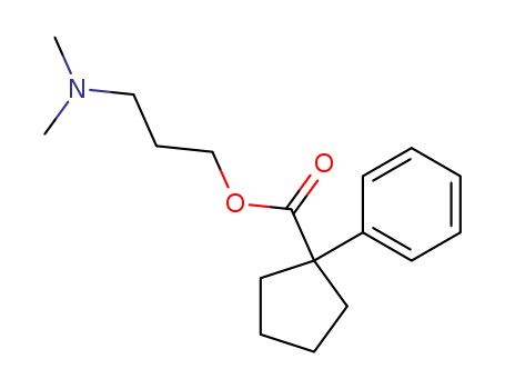 Cyclopentanecarboxylic acid, 1-phenyl-, 3-(dimethylamino)propyl ester