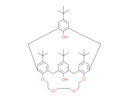 Molecular Structure of 171058-95-0 (4-TERT-BUTYL-CALIX[4]ARENE-CROWN-4-COMPLEX)
