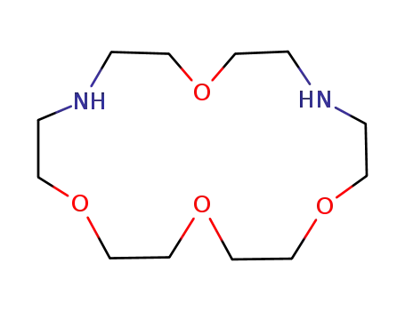 Molecular Structure of 41775-36-4 (1,4,7,13-tetraoxa-10,16-diazacyclooctadecane)