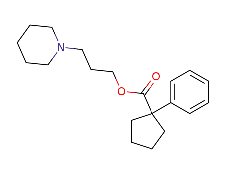 Cyclopentanecarboxylic acid, 1-phenyl-, 3-piperidinopropyl ester