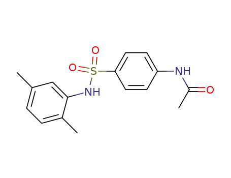 Molecular Structure of 2158-18-1 (4'-(2,5-DiMethylphenylsulfaMoyl)acetanilide, 97%)