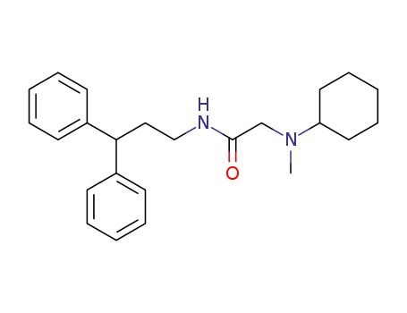 2-(cyclohexyl-methyl-amino)-N-(3,3-diphenyl-propyl)-acetamide