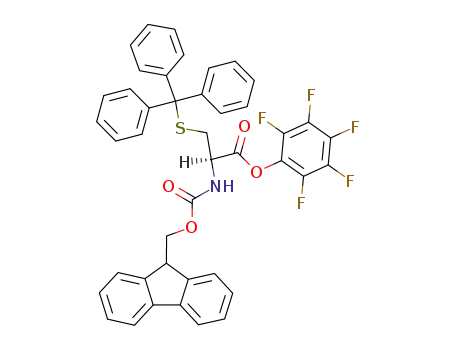 Molecular Structure of 115520-21-3 (FMOC-CYS(TRT)-OPFP)