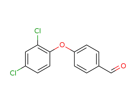 Molecular Structure of 78725-51-6 (4-(2 4-DICHLOROPHENOXY)BENZALDEHYDE  97)