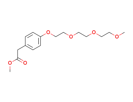 (4-{2-[2-(2-methoxyethoxy)ethoxy]ethoxy}phenyl)ethanoic acid methyl ester