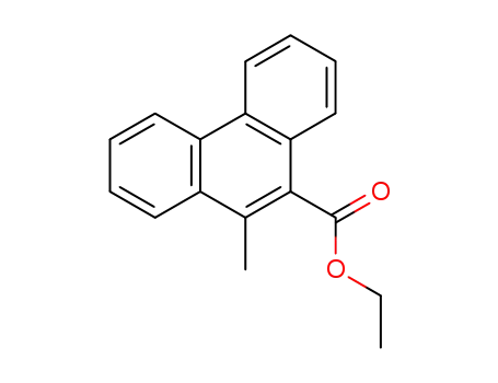 Molecular Structure of 232611-22-2 (ETHYL 10-METHYL-9-PHENANTHRENECARBOXYLATE)