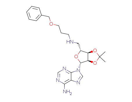 5'-<<3-(benzyloxy)propyl>amino>-5'-deoxy-2',3'-O-(1-methylethylidene)adenosine