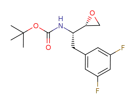 tert-Butyl ((S)-2-(3,5-difluorophenyl)-1-((S)-oxiran-2-yl)ethyl)carbamate