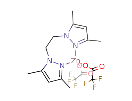 1,2-bis(3,5-dimethylpyrazol-1-yl)ethane(trifluoroacetato)2zinc(II)