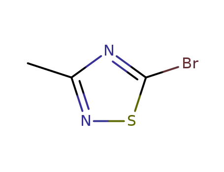 Molecular Structure of 54681-68-4 (5-bromo-3-methyl-1,2,4-thiadiazole)