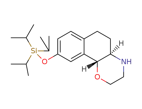 (+)-trans-9-triisopropylsilyloxy-2,3,4a,5,6,10b-hexahydro-4H-naphth[1,2b][1,4]oxazine