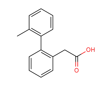 Molecular Structure of 398470-01-4 (2'-METHYL-BIPHENYL-2-ACETIC ACID)