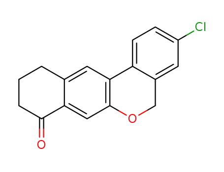 3-chloro-10,11-dihydro-5H-dibenzo[c,g]chromen-8(9H)-one