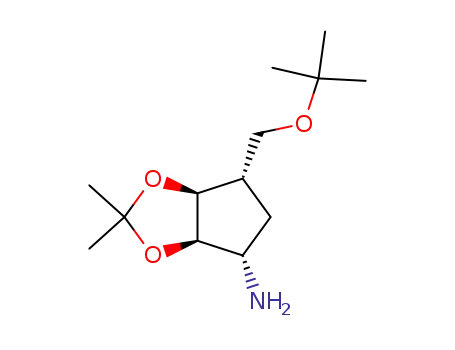 (1S,2R,3S,4S)-4-(tert-butoxymethyl)-2,3-(isopropylidenedioxy)-1-cyclopentanamine