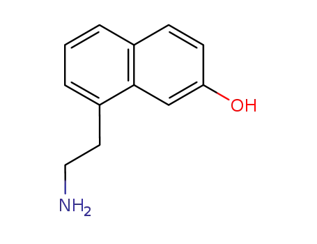Molecular Structure of 148018-62-6 (2-(7-Hydroxy-1-naphthyl)ethylaMine)
