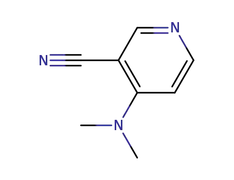 Molecular Structure of 435271-24-2 (3-Pyridinecarbonitrile,4-(dimethylamino)-)