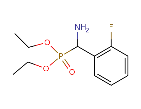 Molecular Structure of 181259-90-5 (α-O,O'-diethyl amino(2-fluorophenyl)methylphosphonate)