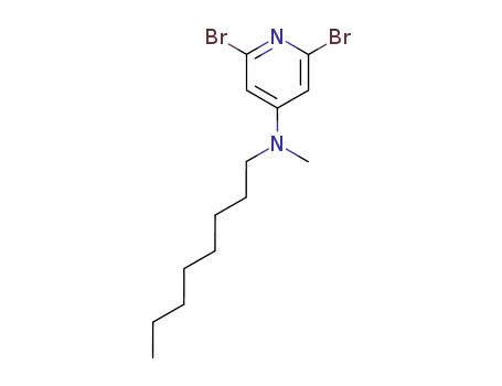 2,6-dibromo-4-(N-methyl-N-octylamino)pyridine