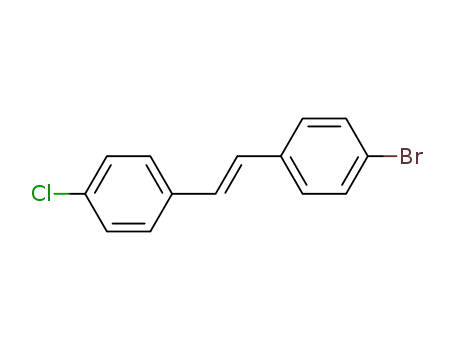 Molecular Structure of 57082-98-1 (1-[(E)-2-(4-chlorophenyl)ethenyl]-4-bromobenzene)