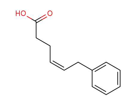 Molecular Structure of 84565-04-8 ((Z)-6-Phenyl-hex-4-enoic acid)