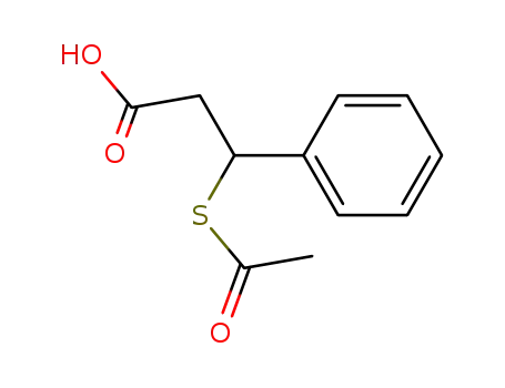 beta-(Acetylthio)benzenepropanoic acid