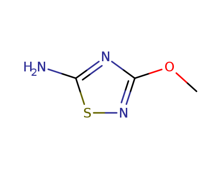 1,2,4-Thiadiazol-5-amine,3-methoxy-                                                                                                                                                                     