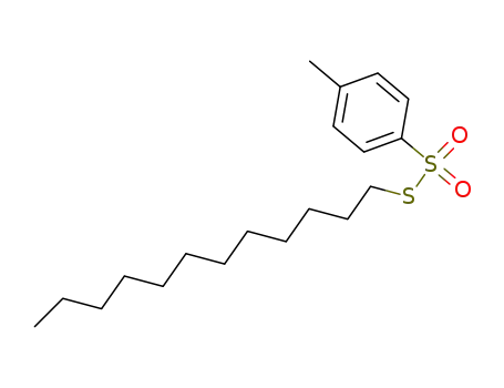 Molecular Structure of 28519-34-8 (S-dodecyl 4-methylbenzenesulfonothioate)