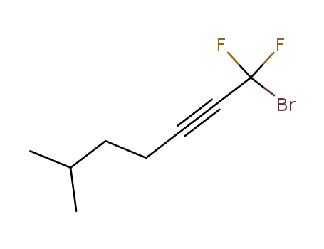 2-Heptyne, 1-bromo-1,1-difluoro-6-methyl-