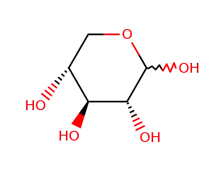 Molecular Structure of 87-72-9 (L(+)-Arabinose)