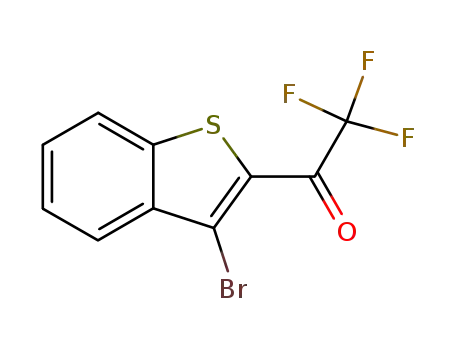 Molecular Structure of 75277-98-4 (1-(3-Bromo-benzo[b]thiophen-2-yl)-2,2,2-trifluoro-ethanone)