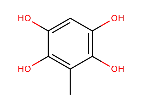 Molecular Structure of 700-19-6 (3-methylbenzene-1,2,4,5-tetrol)