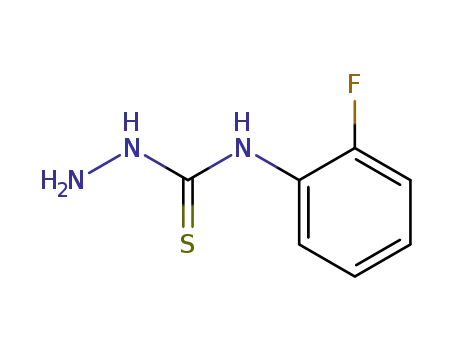 Molecular Structure of 38985-72-7 (4-(2-FLUOROPHENYL)-3-THIOSEMICARBAZIDE)