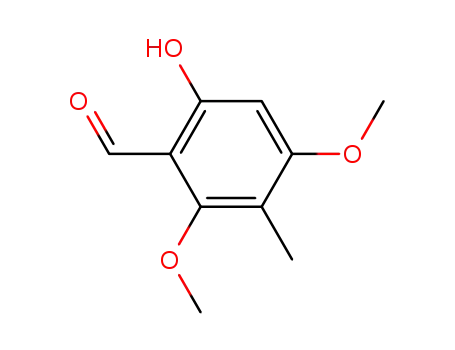 Benzaldehyde, 6-hydroxy-2,4-dimethoxy-3-methyl-