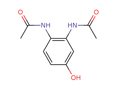 1-hydroxy-3,4-diacetamidobenzene