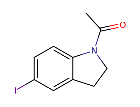 Ethanone,1-(2,3-dihydro-5-iodo-1H-indol-1-yl)- cas  61995-51-5