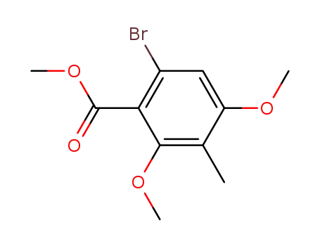 Benzoic acid, 6-bromo-2,4-dimethoxy-3-methyl-, methyl ester