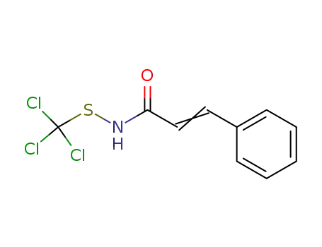 Molecular Structure of 18197-33-6 (N-(Trichlormethansulfenyl)-zimtsaeureamid)
