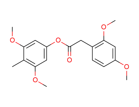 2,4-Dimethoxy-phenylessigsaeure-(3,5-dimethoxy-4-methyl-phenylester)