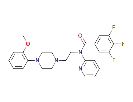 3,4,5-trifluoro-N-{2-[4-(2-methoxyphenyl)piperazin-1-yl]ethyl}-N-pyridin-2-ylbenzamide