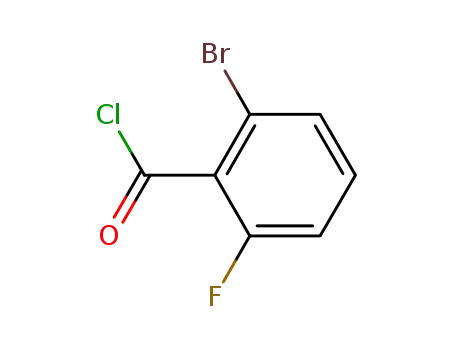 Molecular Structure of 1020718-20-0 (2-BROMO-6-FLUOROBENZOYL CHLORIDE)