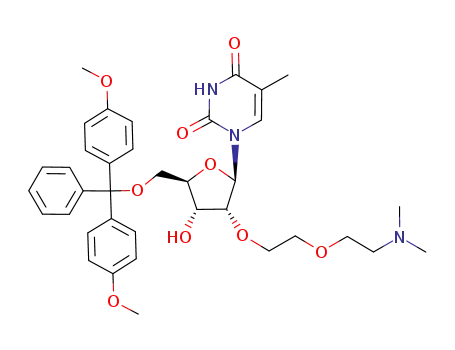 Uridine,
5'-O-[bis(4-methoxyphenyl)phenylmethyl]-2'-O-[2-[2-(dimethylamino)eth
oxy]ethyl]-5-methyl-