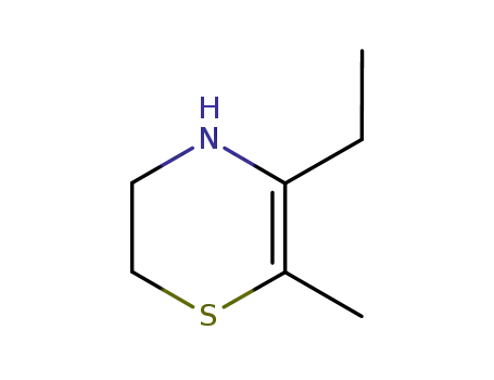 Molecular Structure of 20939-88-2 (2H-1,4-Thiazine, 5-ethyl-3,4-dihydro-6-methyl-)