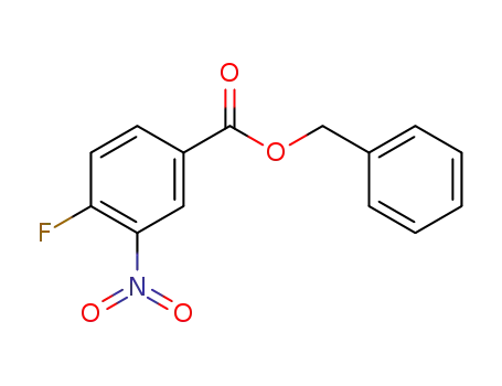Molecular Structure of 291528-32-0 (4-Fluoro-3-nitrobenzoic acid benzyl ester)