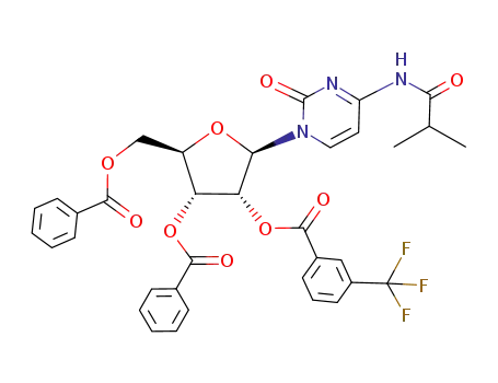 3',5'-di-O-benzoyl-2'-O-[3-(trifluoromethyl)benzoyl]-4-isobutyroylcytidine