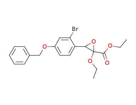 ethyl 3-(4-benzyloxy-2-bromophenyl)-2-ethoxyoxirane-2-carboxylate