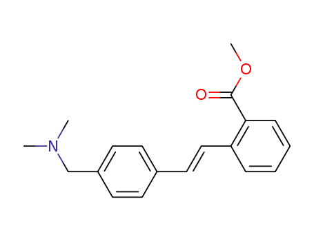 Benzoic acid, 2-[(1E)-2-[4-[(dimethylamino)methyl]phenyl]ethenyl]-,
methyl ester