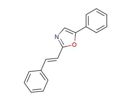 Oxazole, 5-phenyl-2-(2-phenylethenyl)-